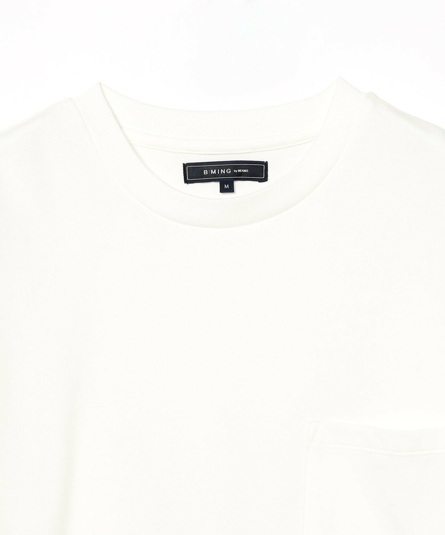B:MING by BEAMS / ソリッド クルーネック ポケット Tシャツ 24SS